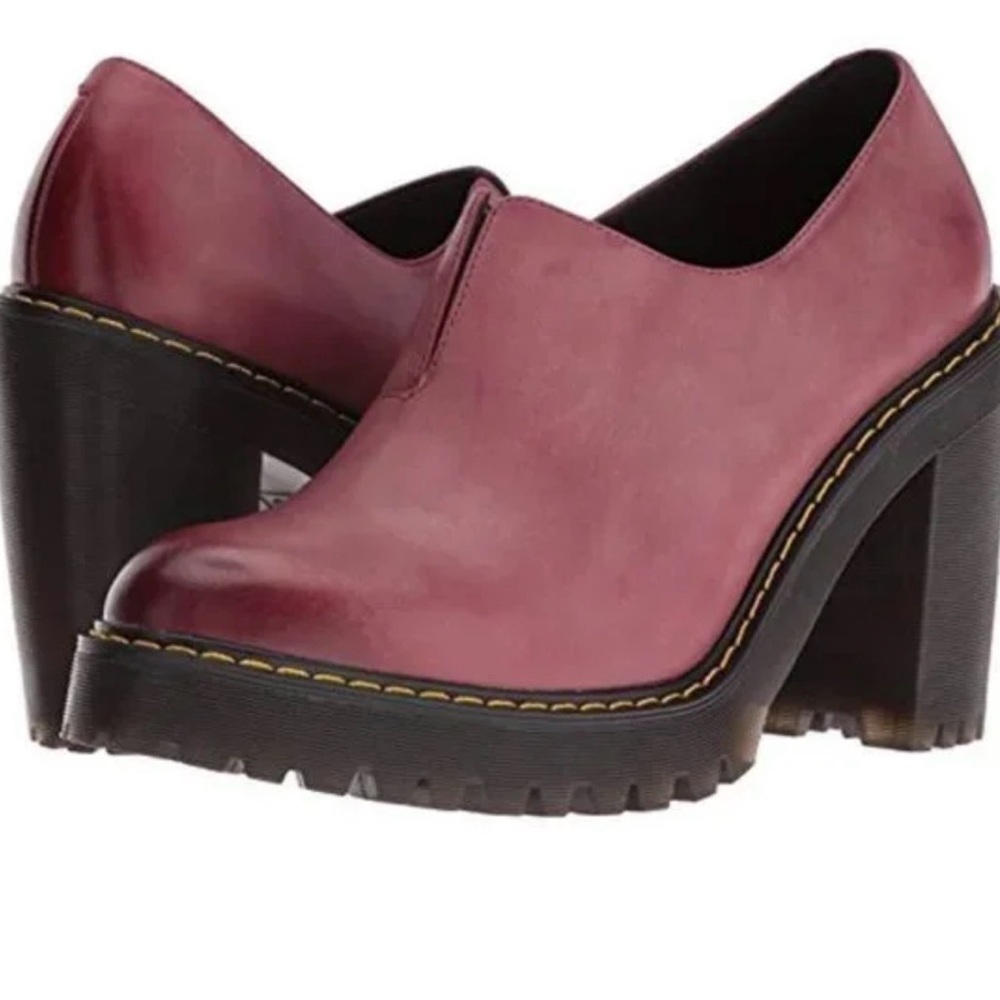 Cordelia - Chunky Heel in Dusty Rose